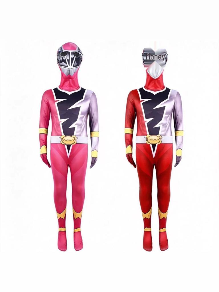 Costume per Bambini di Halloween Personaggio Anime - Tuta Ryusoulger Sentai Kyoryuger