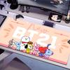 Cute B-bt21-S Logo Mouse Pad Multiple Sizes Large Square Computer Office Game Table Mats Rubber Anti-slip Mousepads