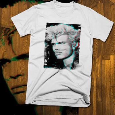 Billy Idol T-Shirt Retro Britische Rocklegende Tee, Musik, Europa, S-3XL