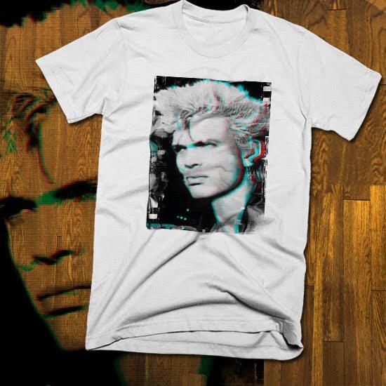 Billy Idol t-shirt retro British Rock Legend tee, music, Europe, S-3XL 3XL