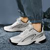 New Autumn Sports Casual Shoes, Breathable Mesh Men's Shoes, Rotating Buckle Anti-slip and Wear-resistant Running Shoes