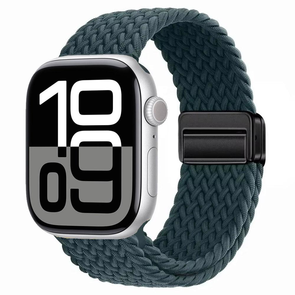 Nylon Strap for Apple Watch 10 46mm 42mm/Ultra 2 49mm 9 8 7 Breathable Watchband iwatch Series 6 5 4 SE 44mm 40mm 45mm 41mm Band