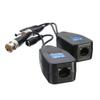 1 Pairs CCTV Coax BNC Video Power Balun Transceiver to CAT5e 6 RJ45 Connector HJ55