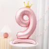40 Inch Birthday Number Ballons Princess Birthday Pink Crown Balloons Wedding Party Ballons Decoration Birthday Number Balloon