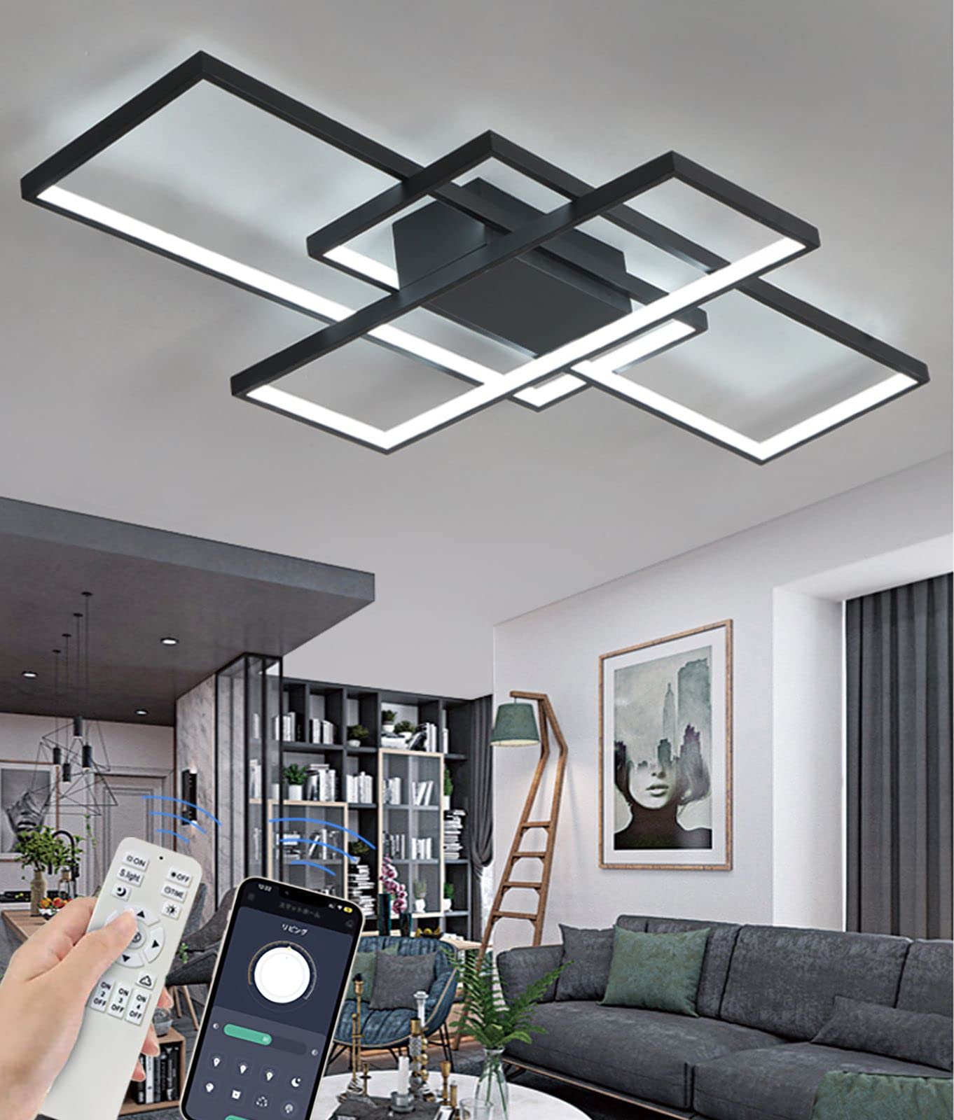 

BKBEINGKING Скандинавский стиль приложение пульт дистанционного управления плавная регулировка яркости скандинавский светодиодный потолочный светильник с пультом дистанционного управления стильное освещение внутреннее освещение