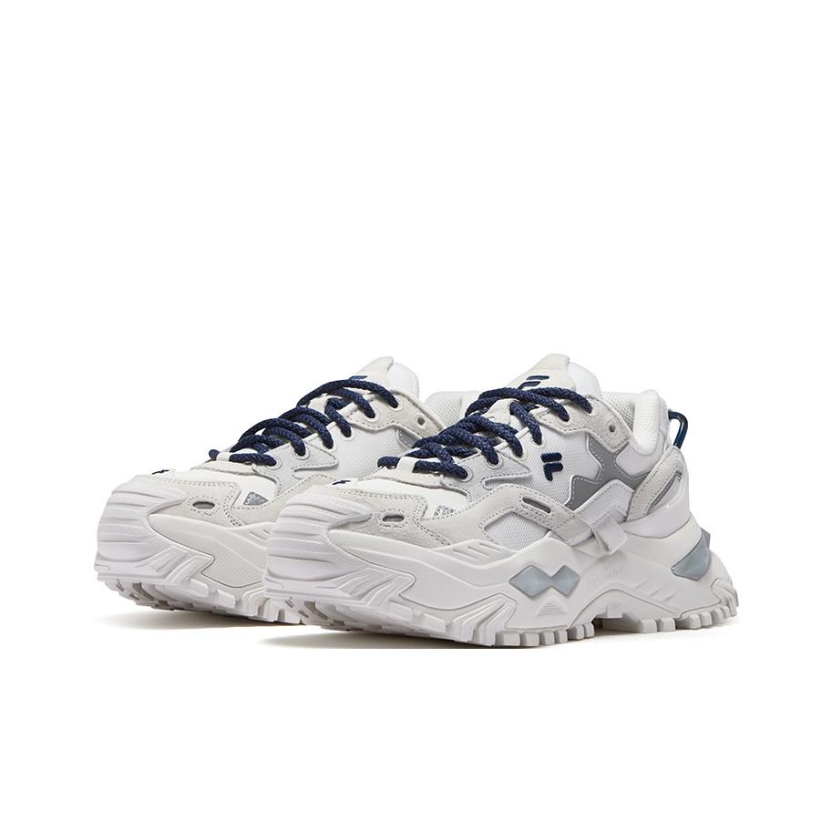 Fila Fusion Bianco Hartbonbon Schnee-Spitze Magnolie Winterfarbe Dicke Sohle Vielseitig Erhöhte Höhe Niedriger Schaft Dad Shoes Damen-Sneaker T12W531008FWS