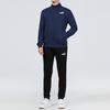 Puma Clean French Terry Sweat Suit Knit Casual Jacket And Pants Set Men Sweat Suit Navy-Blue Black 534517-99