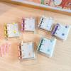 3-hole Loose leaf notebook PVC Mini binder Portable A8 binder  Students