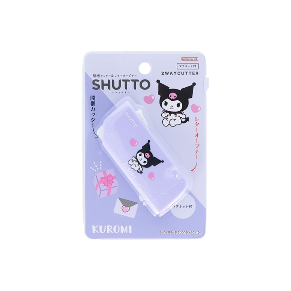 

Stationery Sanrio Character Letter Opener with S3721639 Sun-Star Magnet, SHUTTO, Kuromi,