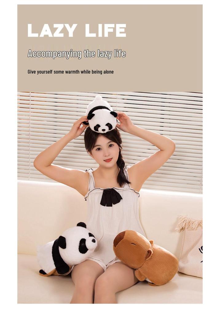 Funny Panda to Capybara Plush Transforming Doll - Soothing Sleep Toy & Birthday Gift