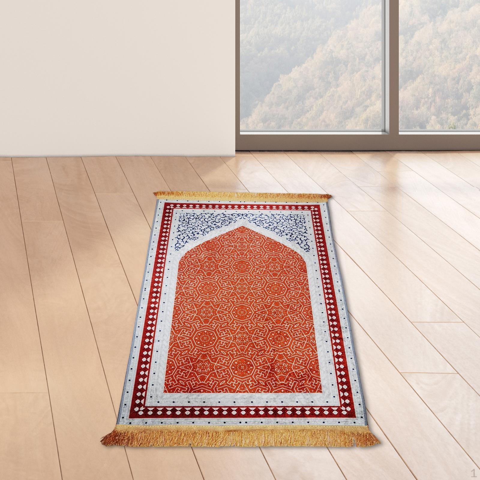 

Молитвенный коврик, украшение, мягкий, нескользящий, элегантный коврик для молитвы мужчин и женщин