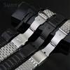 For DIESEL Stainless Steel Men's Watch Band Dz7395 Dz4316 Police Large Dial 22 24 26 28 Double Press Buckle Replace Watch Strap