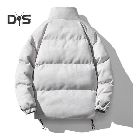 Bomullsrock med Blixtlåslist Ståkrage Mockaläder Ytskikt Dragsko i Fållen Vinter Ytterkläder Vindtät Värmeisolerande Rock