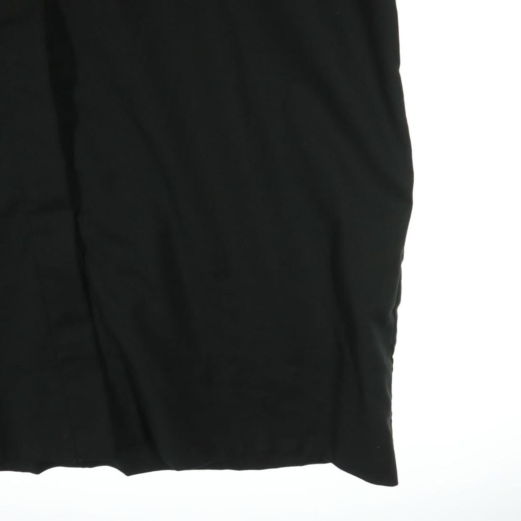 SOEJU Short Sleeve Front Button Long Shirt Dress F Black Women Used