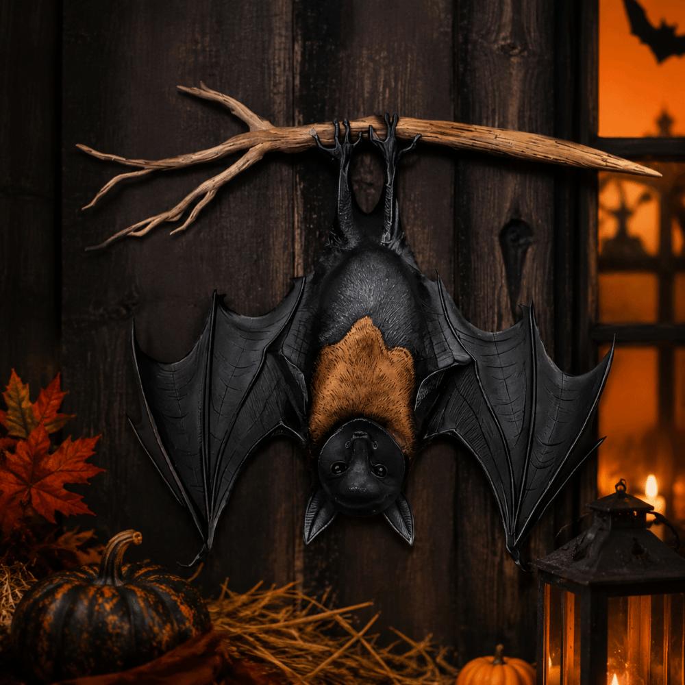 Iron Halloween Bat Decoration Gothic Style Bat Pendant Home Decoration Courtyard Decoration