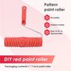 ABUL-7 Inches Paint Roller DIY Wall Decoration Tool 7 Inches For Textured Wood-Grain Design