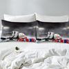 Erosebridal Ice Hockey Comforter Set Twin, Hockey Player Down Comforter for Kids Boys Girls Teens Juvenile, Sports Game Duvet Set, Soft Wint