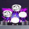 Pieds de Pieds de Support d'Enceinte Amortisseurs Puissants Pieds en Acier Inoxydable Kit Super Porteur pour Enceinte