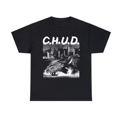 C.H.U.D. Horror Movie T Shirt Vintage Goth Punk Halloween 1984 Sci-Fi Graphic