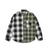 SS26 Patchy Flannel Shirt 'Green' Men's P30SHT007