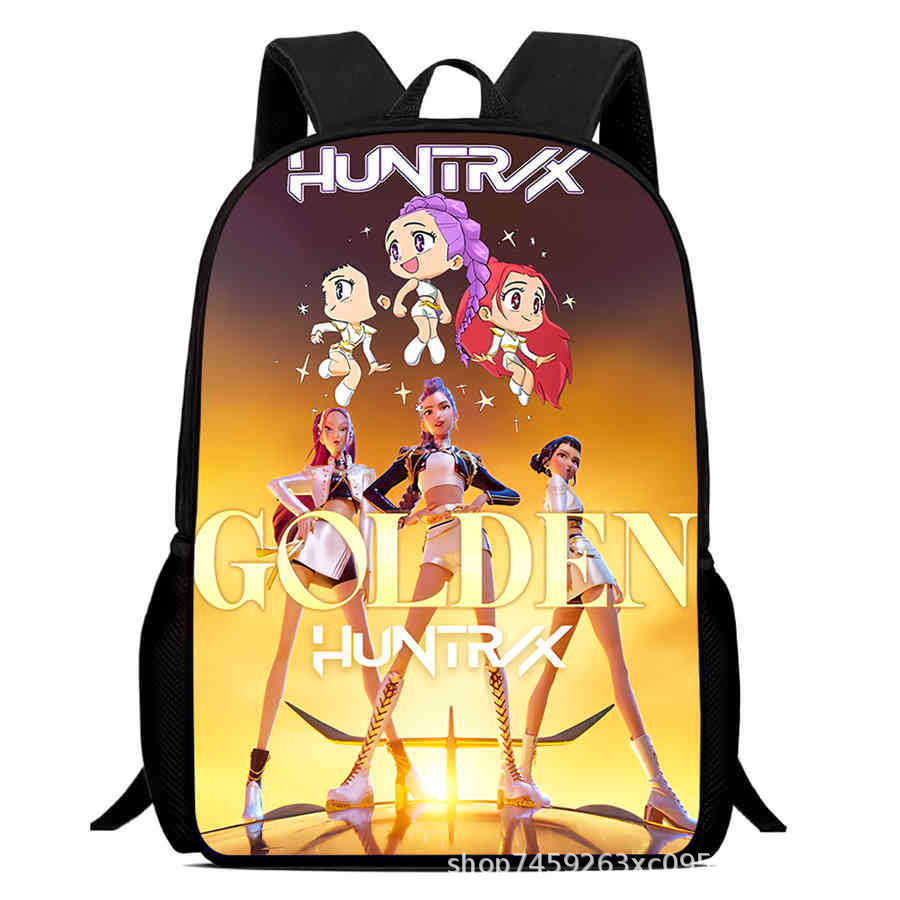 Kpop Witch Hunter Group Schoolbag High Definition Printing Casual Light Backpack Primary School