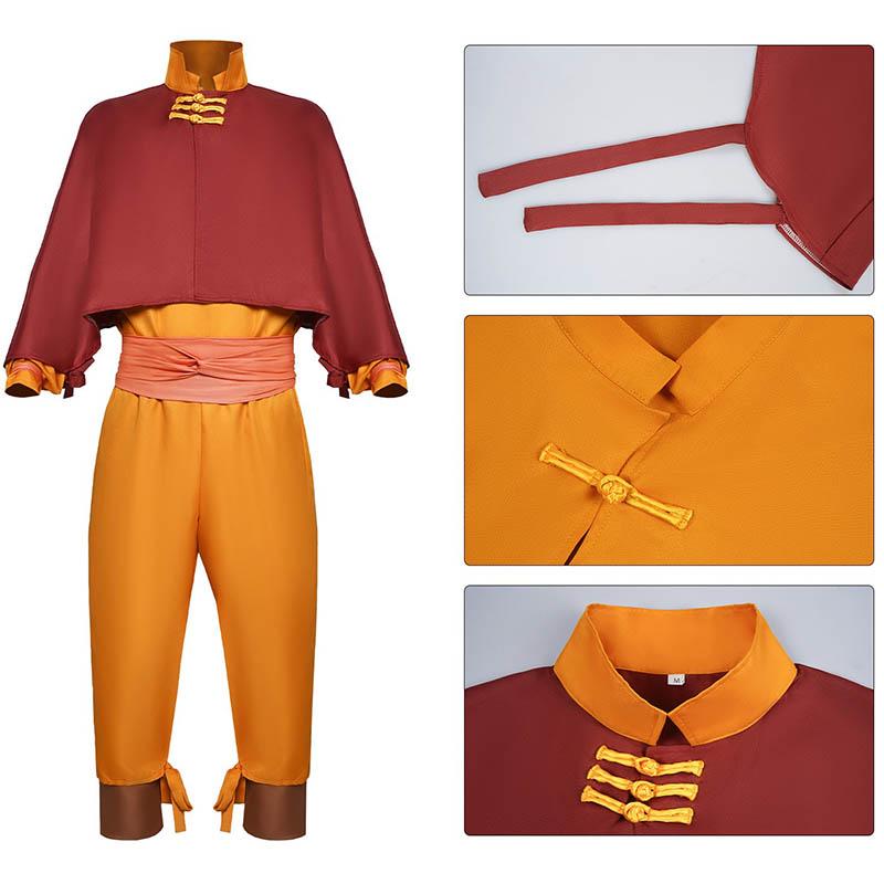 Aang Cosplay Kostým Edice Avatar: Poslední vládce vzduchu Role Play na Halloween Anime Comic Con Avatar Oblečení