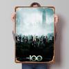 The 100 Metal Signs Tv Show Poster Coffee Bar Accessories Custom Tinplate Sign for Wall Art Decoration Bath Room Decor Men Retro