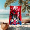 Personalized customized proof beach towel with Optimus Prime pattern - soft, absorbent,quick-drying,perfect swimming,camping&bathing