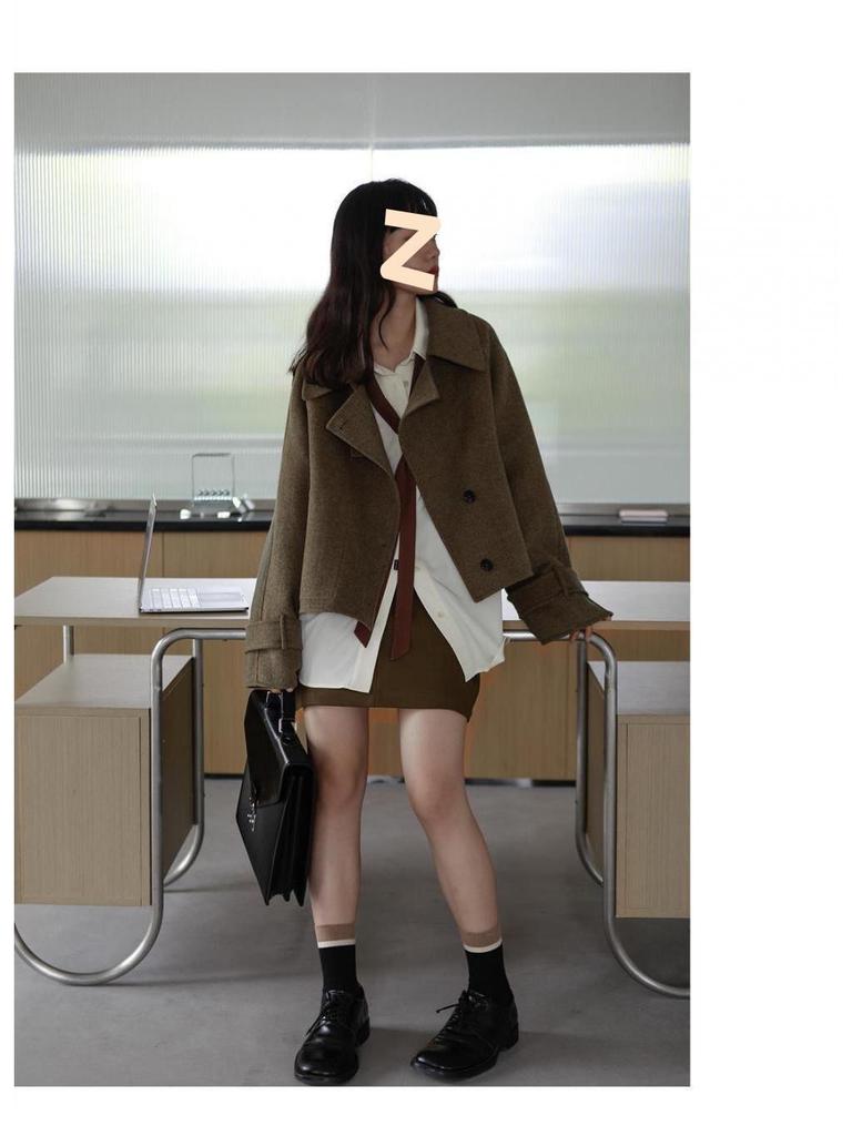 Damen Schlankmachende Lockere Bindebluse - Frühherbst Kühles Design