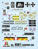 Platz Italeri 1/35 NATO Leopard 2A6 Plastic Model Kit IT6567 (Tank)