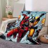 1pc Deadpool and Wolverine Printing Blanket - Soft, All-Season Throw for Living Room, Bedroom,Personalized Gift with Adorable Cartoon Design