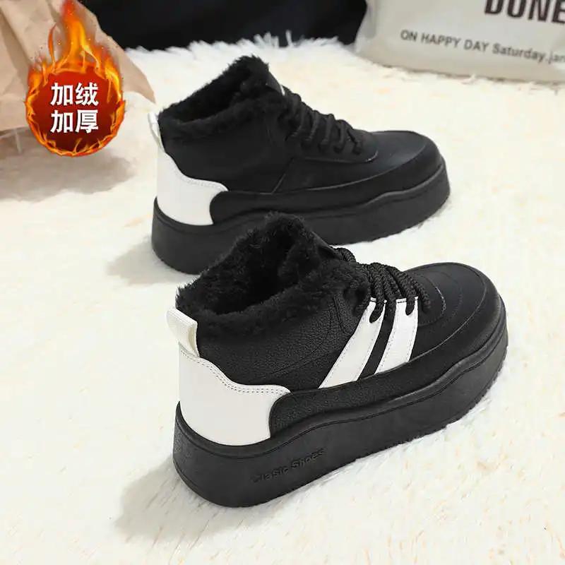 Fashion Angle Warmed Stiletto Heel Size 48 Basketball Platforms Women Medium Heel Woman Shoes Sneakers Sport League New Arrival