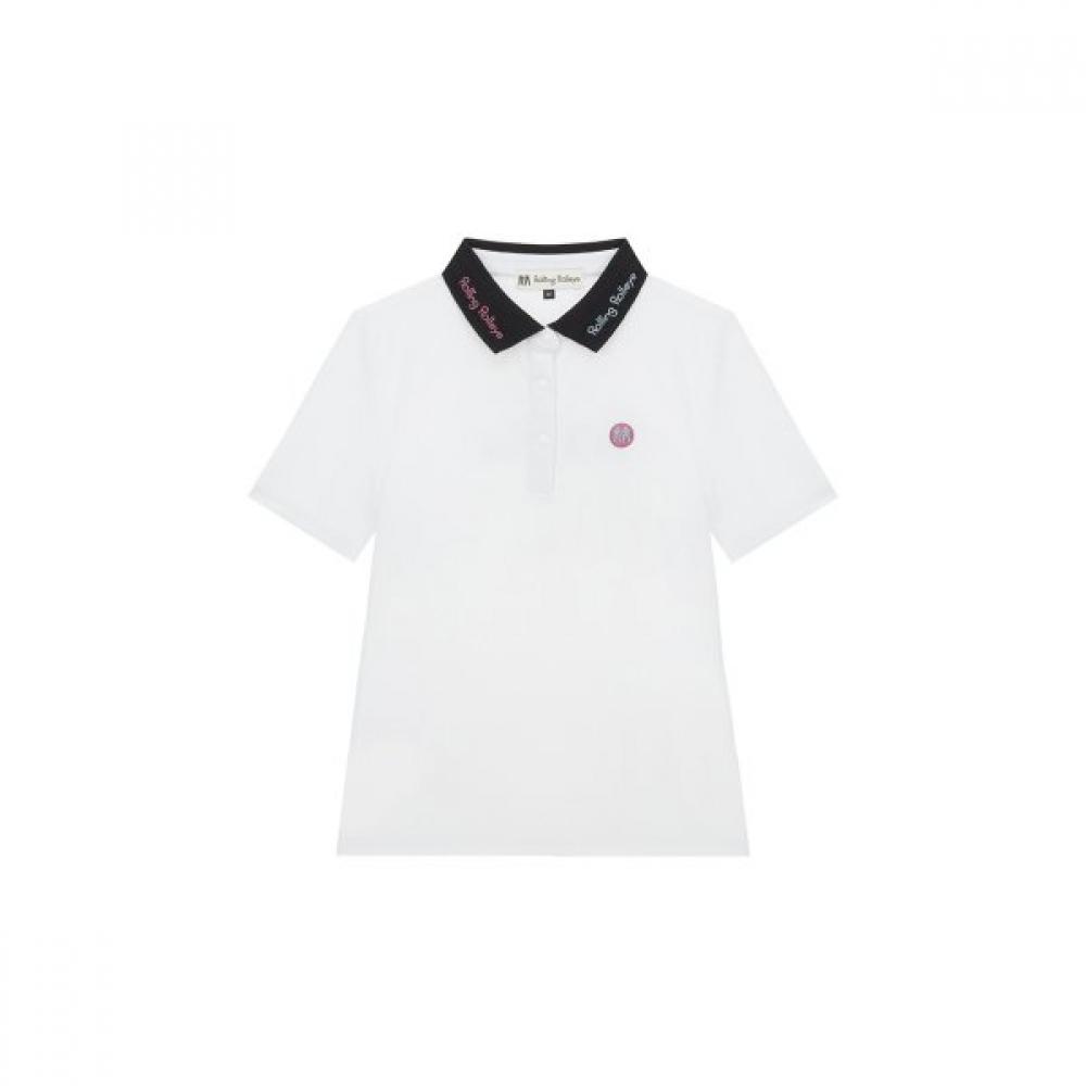 Rolling Rollie Tone Up SilkeT Collar T shirT S