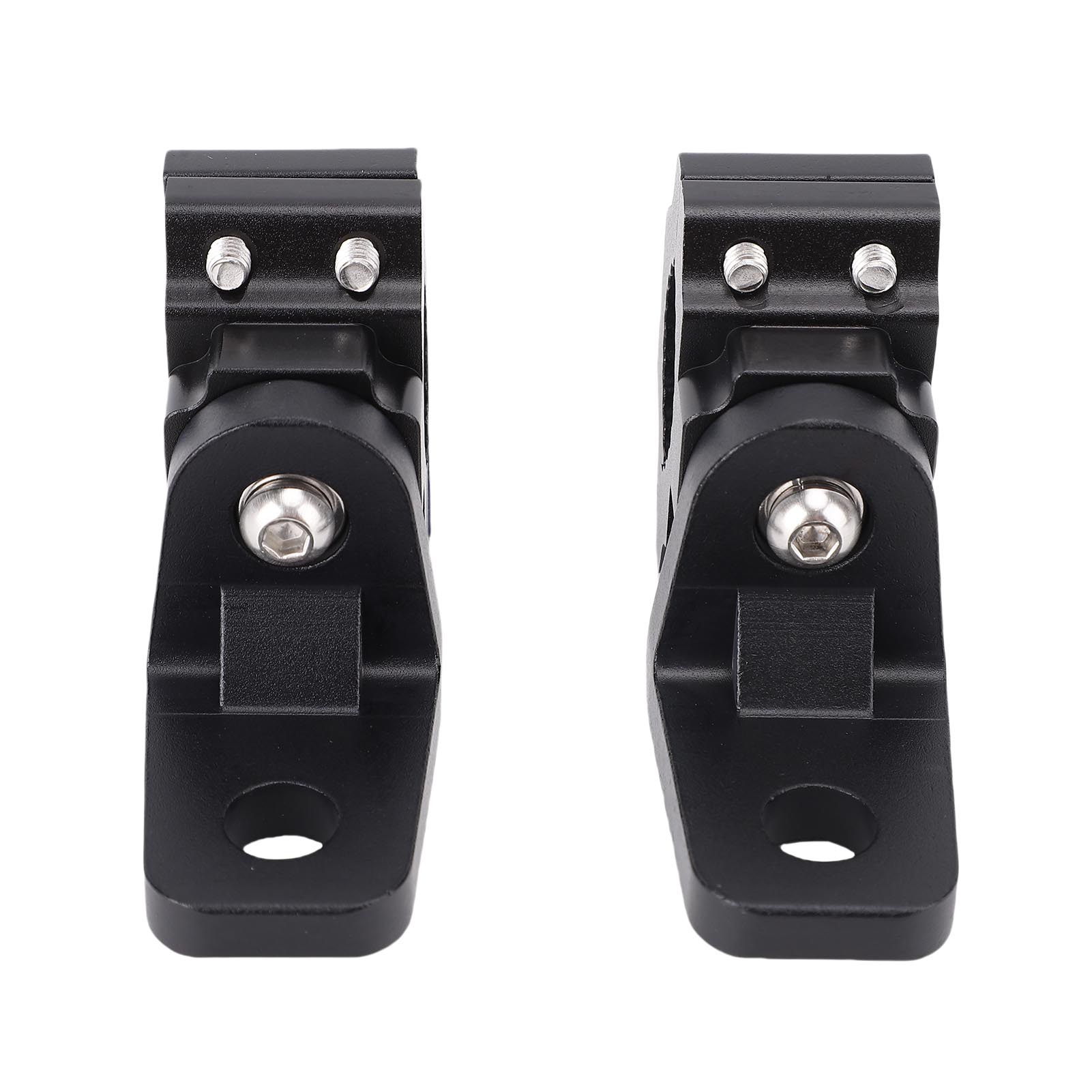 

2 шт. Крепление для флагштока UTV 1,75–2 дюйма Зажим для дуги безопасности Вращение на 360 градусов Кронштейны для крепления внедорожного света