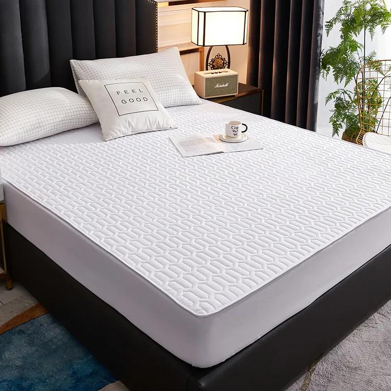 Waterproof Mattress Cover Cartoon Fitted Sheet Home Bedroom Bed Pad Protector Families with Pet Children (without Pillow Case)