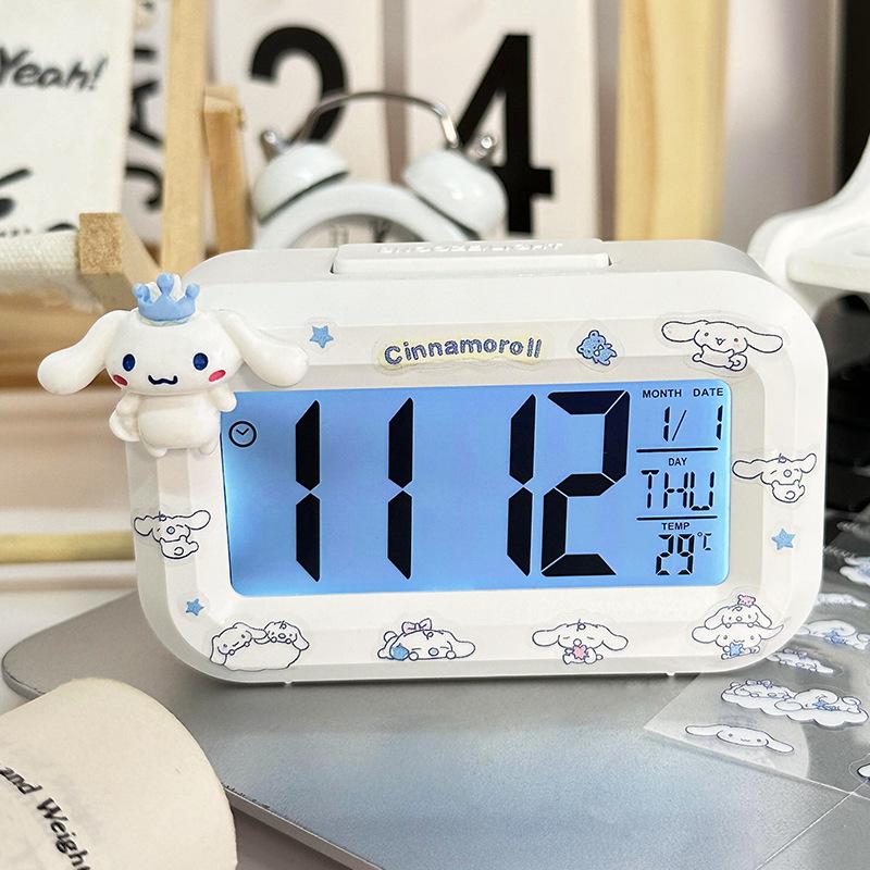 Desktop Multi-function Desk Clock New Cute Mini Children's Small Alarm Clock Cute Student Dormitory Artifact Decorative Clock