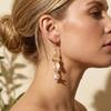 Bohemia Long Tassel Earrings for Women Gold Color Starfish Shell Pearl Drop Earring Summer Beach Vacation Jewelry Accessories
