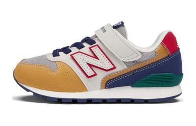 NB 996 Comfortable Cushioning Low Top Kids' Running Shoes Earth Yellow Blue Kids' YV996JP3