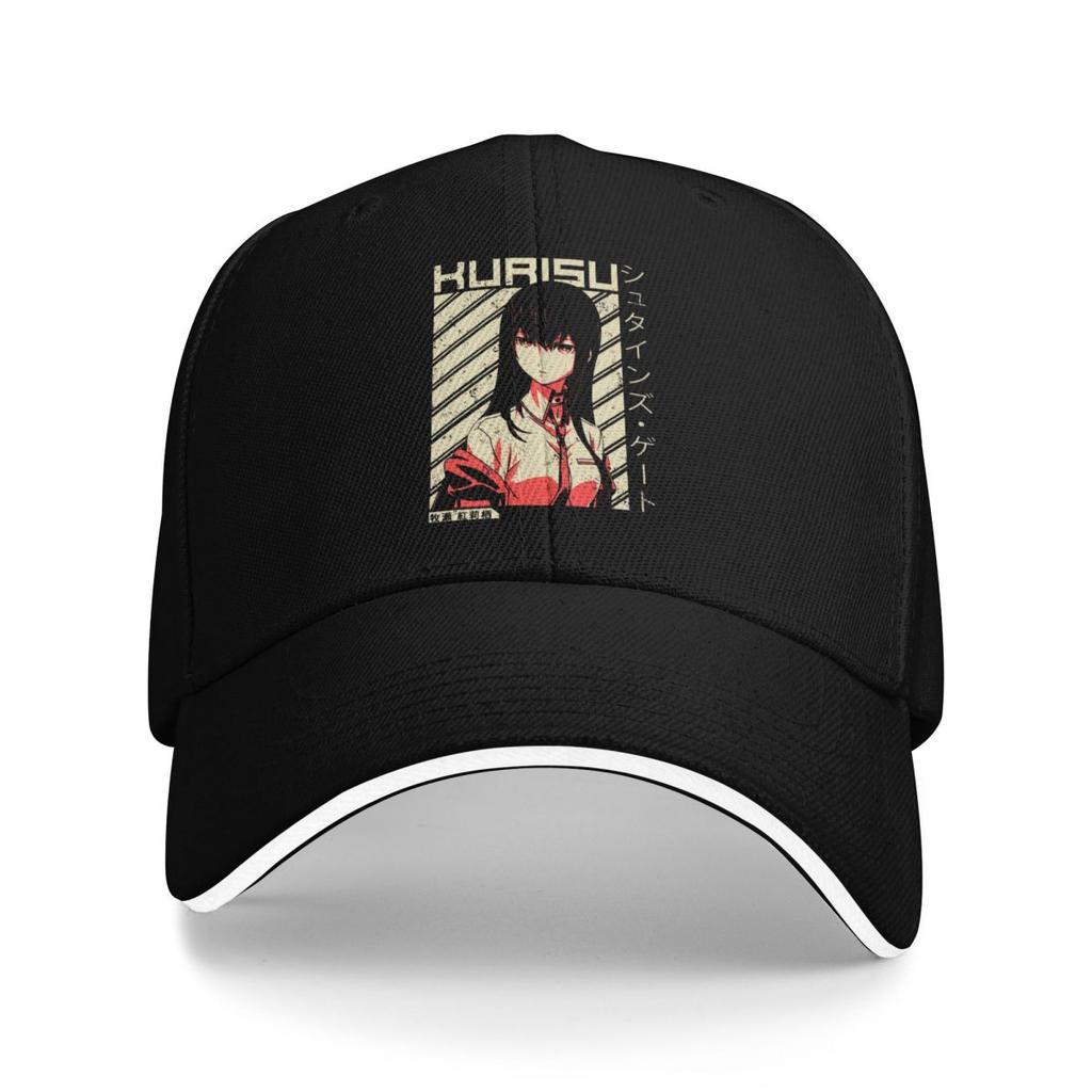 Baseball Caps Steins Gate Makise Kurisu Anime Customized Female Male Casual Summer Hats