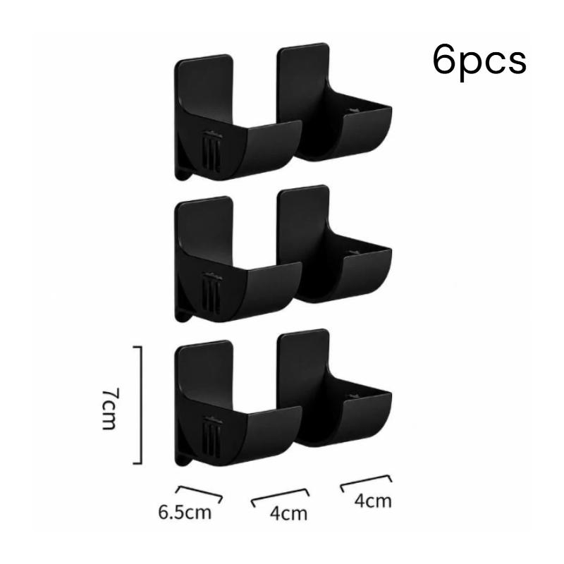 2/4/6Pcs Garbage Bag Storage Box Organizer Trash Bags Shelf Holder Wall Mounted Plastic Bag Film Container Dispenser For Kitchen