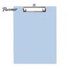 Strong Clamping Clipboard A4 Letter Size Plastic Clipboard, Hard Board with Low Profile School Clip, Lightweight Solid Color for Office Classroom