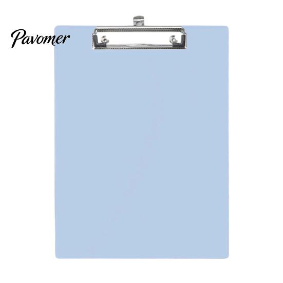 Strong Clamping Clipboard A4 Letter Size Plastic Clipboard, Hard Board with Low Profile School Clip, Lightweight Solid Color for Office Classroom