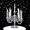 New 9 Pcs Candles and Candlestick Bracket 1 Set Cake Topper Birthday Party  Candle Holders Toppers Decoration
