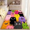 Colorful Cartoon Monster Print suitable as a non-slip mat for the living room or bedroom sofa