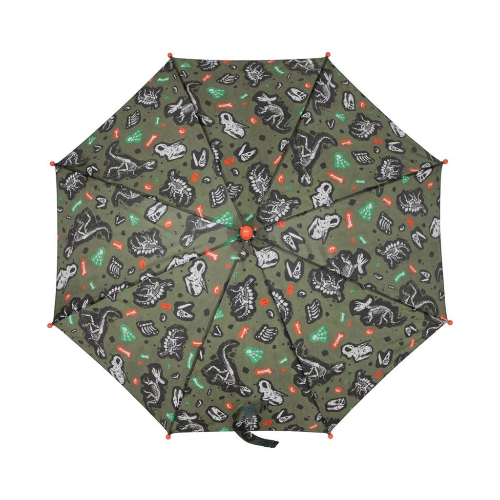 Mountain Warehouse Childrens/Kids Dinosaur Skeleton Folding Umbrella