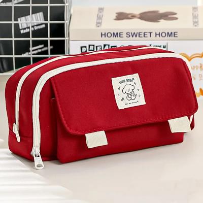 Large Capacity Pencil Case for Primary School Students New Junior High School Student Girl Pencil Case Stationery Bag