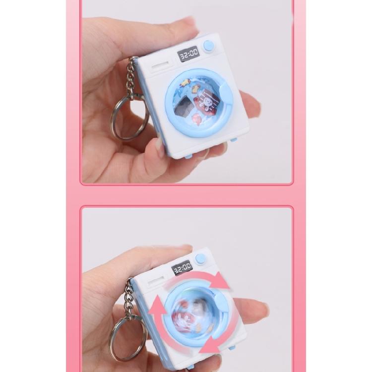 Charming Cartoon Laundry Keychain ABS Made Sturdy Ornament Stress Relief Keychain Ideal For Gifts And Daily Use