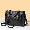Large Capacity Women PU Leather Handbags Tote Bags High Quality Ladies Shoulder Messenger Bags Casual Female Zipper Shopping Bag