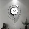 Luxury Wall Clock Living Room Restaurant Clocks Minimalist Modern Creative Clocks Metal Artistic Design Silent Clock Household