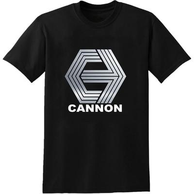 Cannon Films Retro Movie Studio Men Black T-Shirt Graphic Unisex Tee Shirt